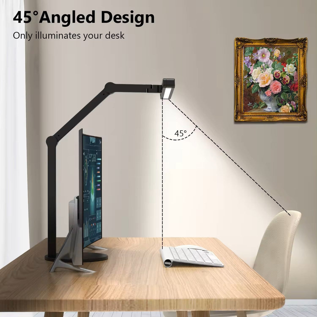 FEDIRAL LED Desk Lamp With Remote Control Round Base