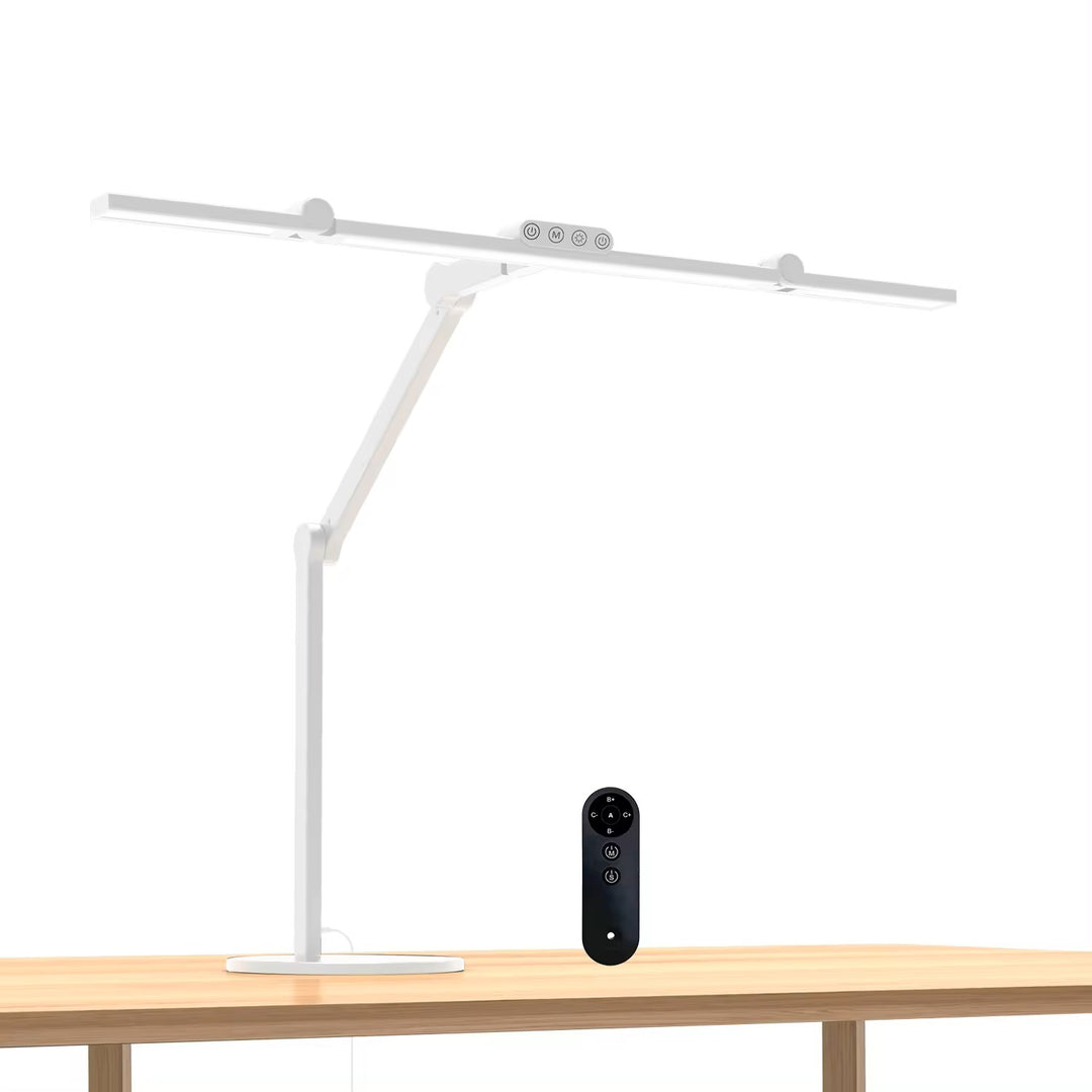 FEDIRAL LED Desk Lamp With Remote Control Round Base